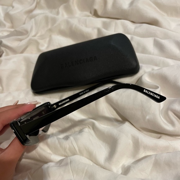 BALENCIAGA SKI RECTANGLE SUNGLASSES - Picture 4 of 7